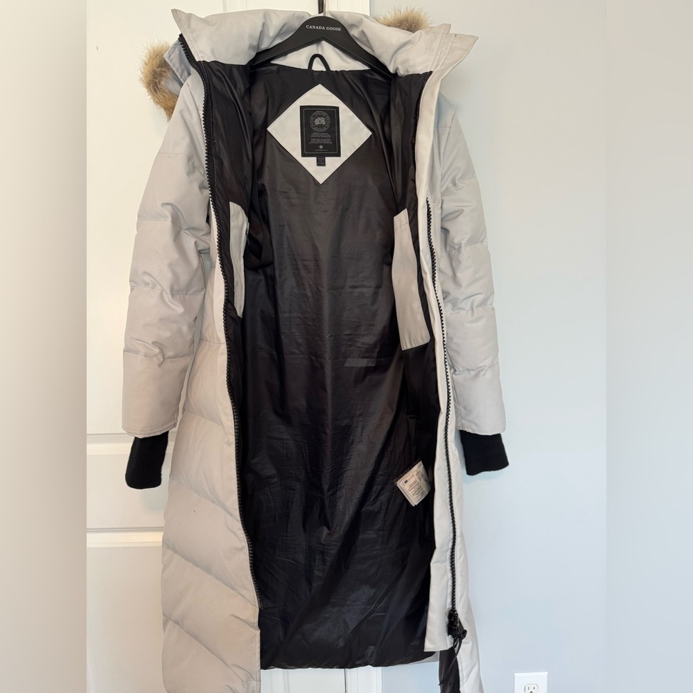 Canada Goose Mystique fusion long parka in silverbirch - Picture 6 of 16